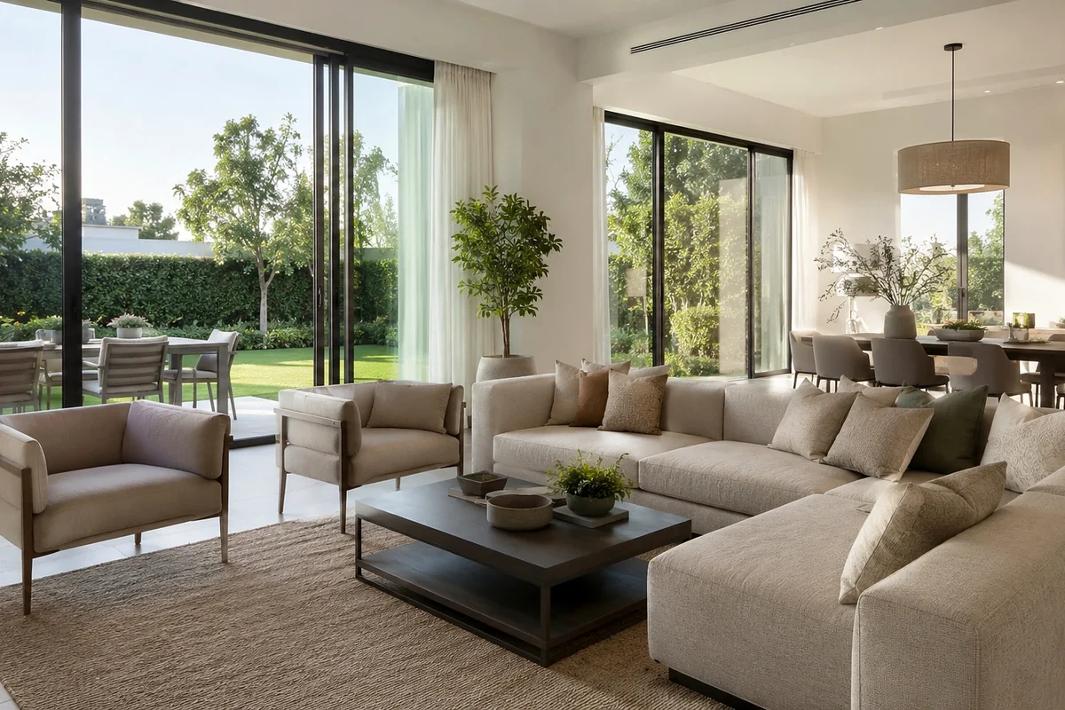 Townhouse Interior — conceptual staging image (TWN-03)