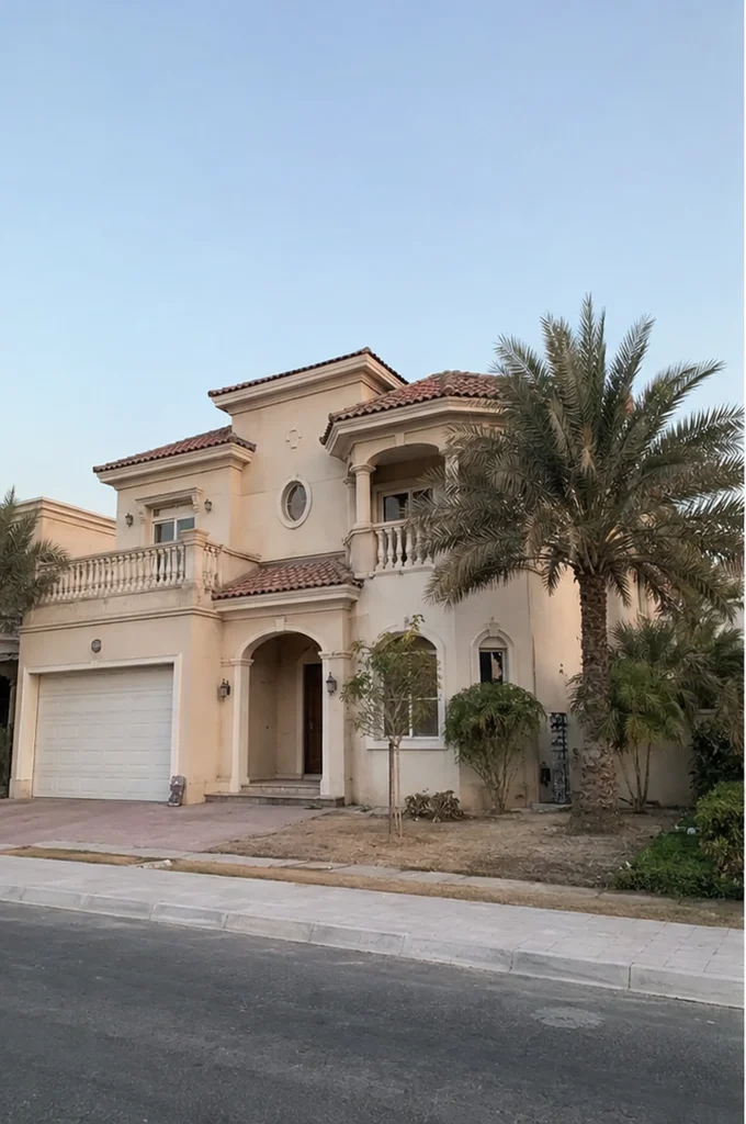 Established two-storey villa in a strong community with outdated design and older finishes, showing clear upgrade potential